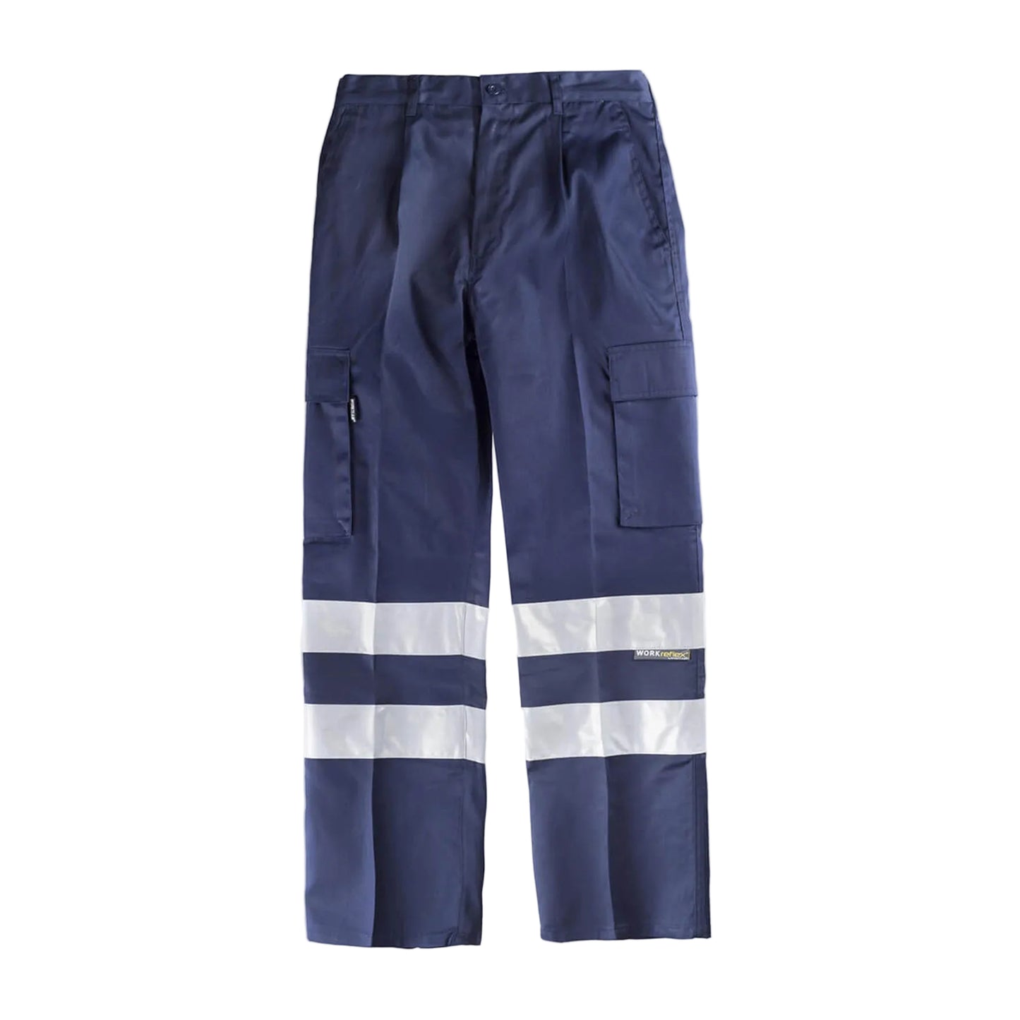 Pantalone da Lavoro Multitasche Bande Rifrangenti - Workteam B1407