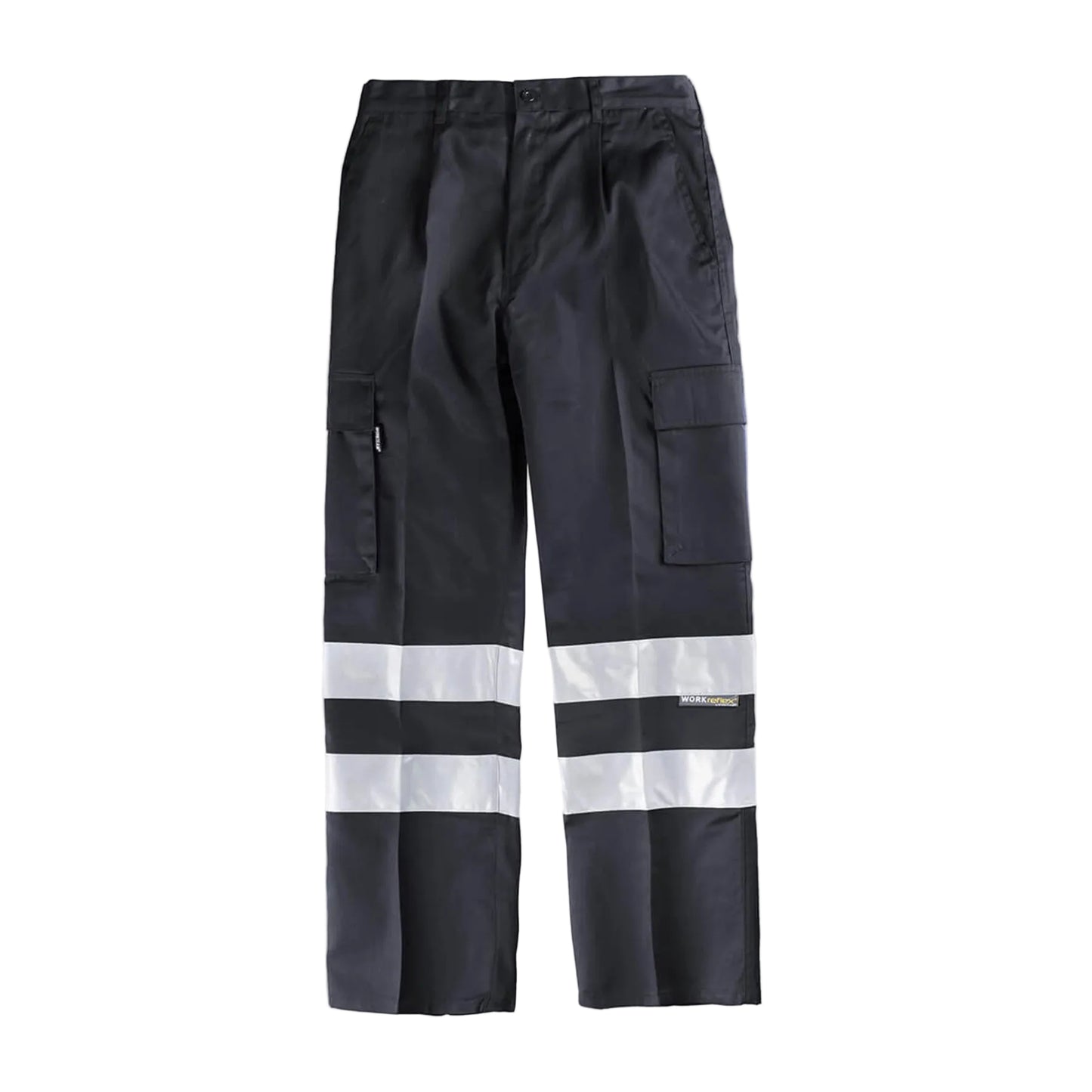 Pantalone da Lavoro Multitasche Bande Rifrangenti - Workteam B1407