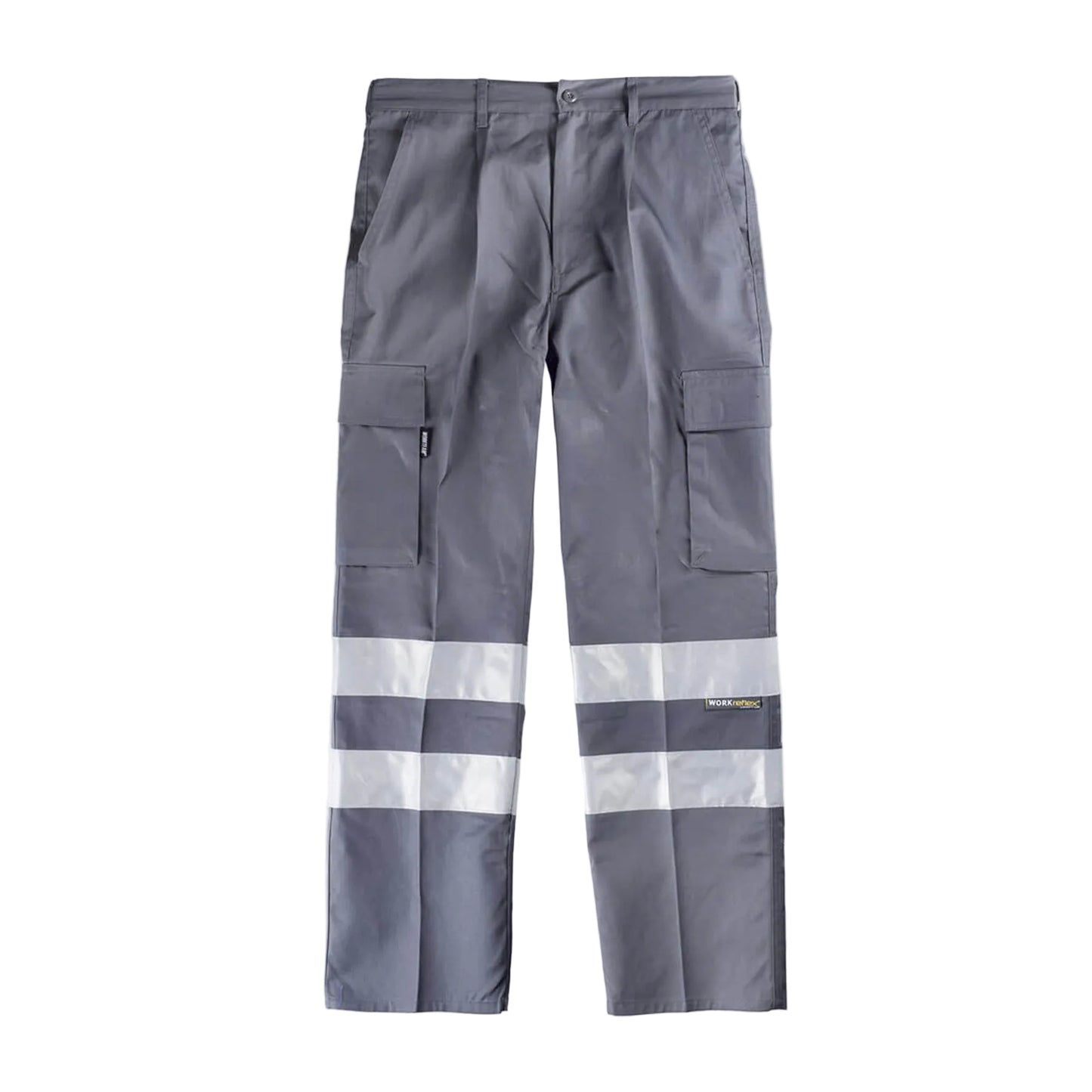 Pantalone da Lavoro Multitasche Bande Rifrangenti - Workteam B1407