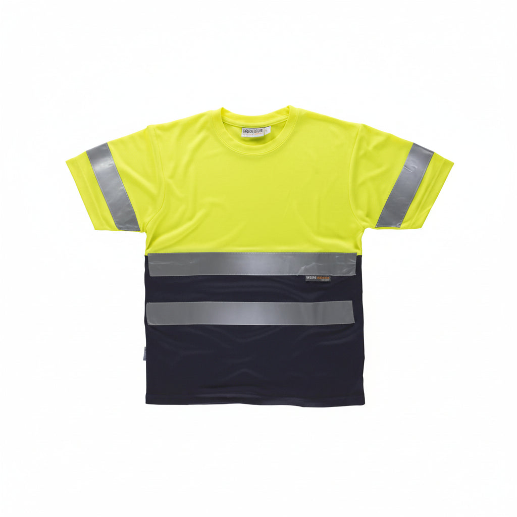T-Shirt Manica Corta Alta Visibilità Classe 1 EN ISO 20471