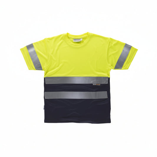T-Shirt Manica Corta Alta Visibilità Classe 1 EN ISO 20471