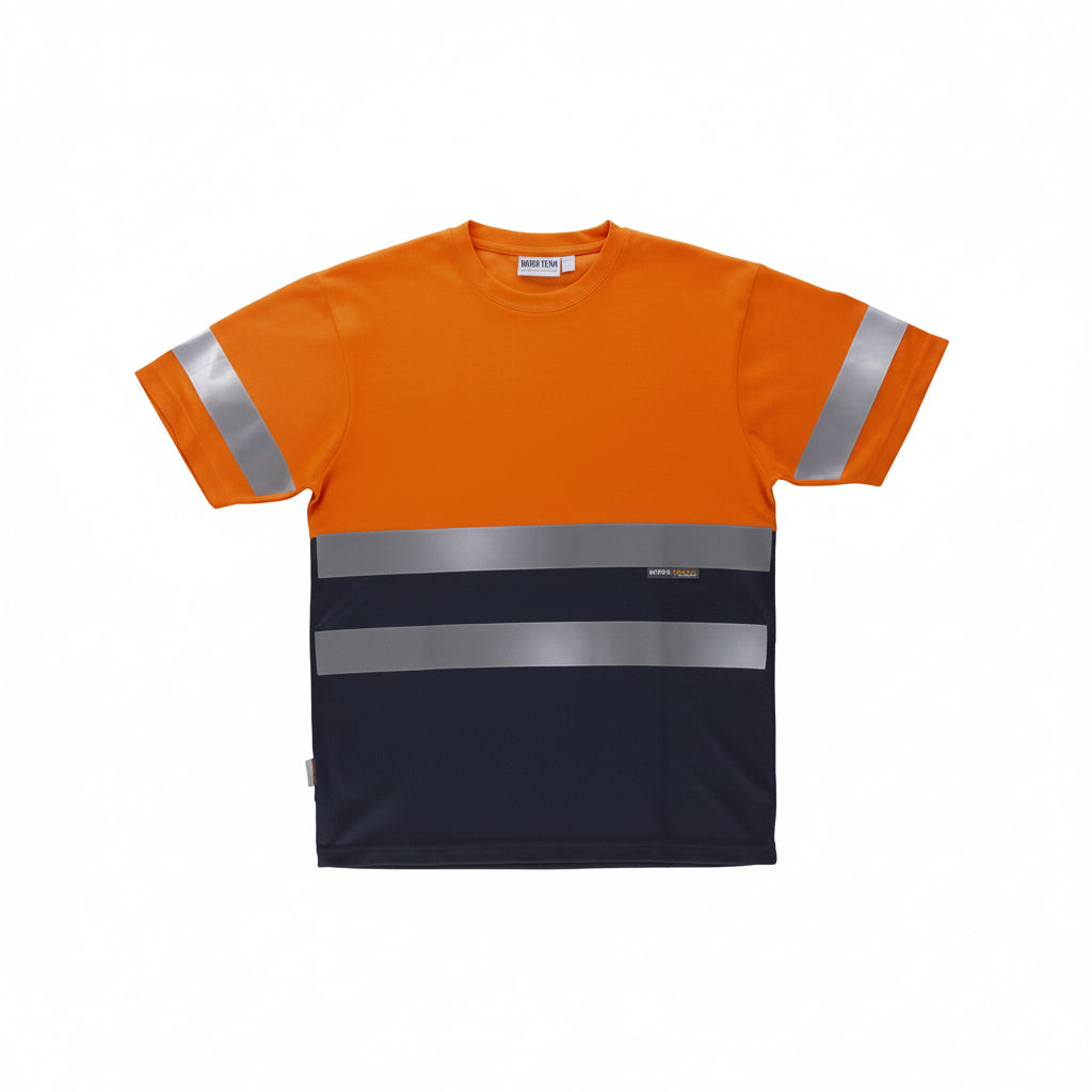 T-Shirt Manica Corta Alta Visibilità Classe 1 EN ISO 20471