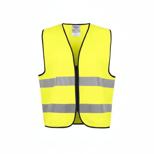 Gilet Alta Visibilità da Lavoro con Bande Riflettenti Certificato EN ISO