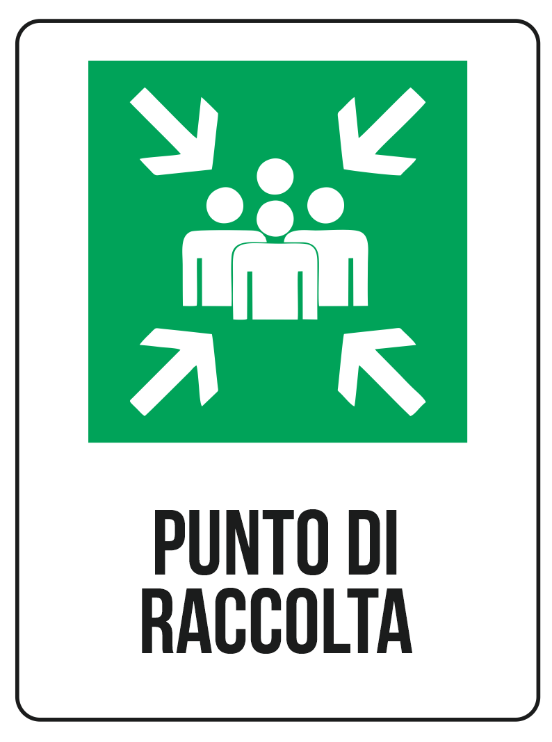 Cartello punto di raccolta