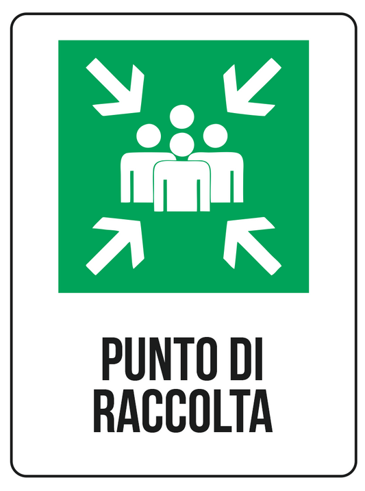Cartello punto di raccolta
