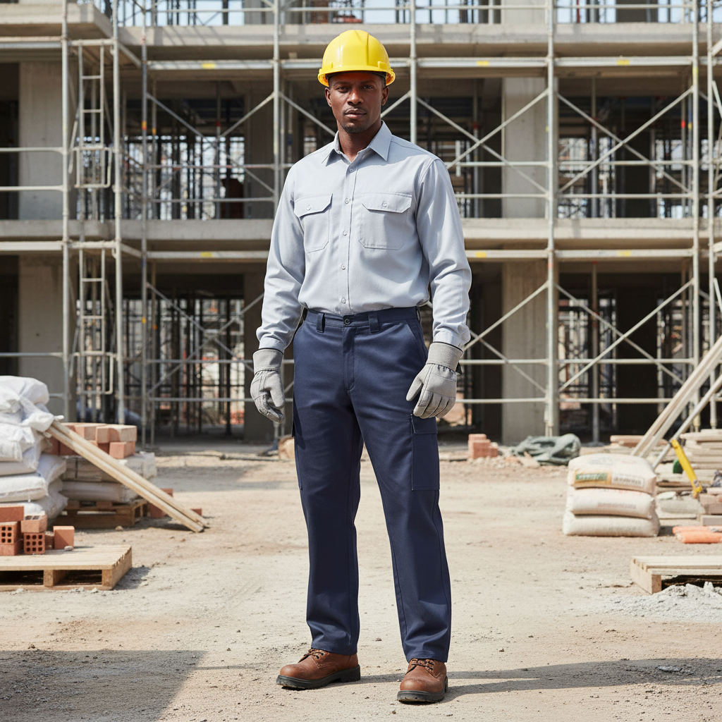 Pantalone da lavoro in cantiere