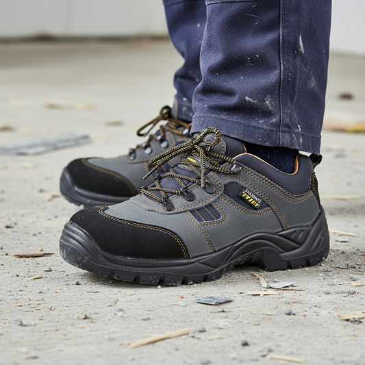 Scarpa antinfortunistica in cantiere